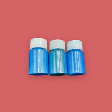 Mica pigment royal blue set