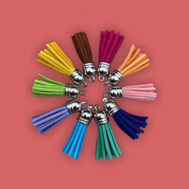 kwastjes (hangers per 5 stuks, 45 kleuren)
